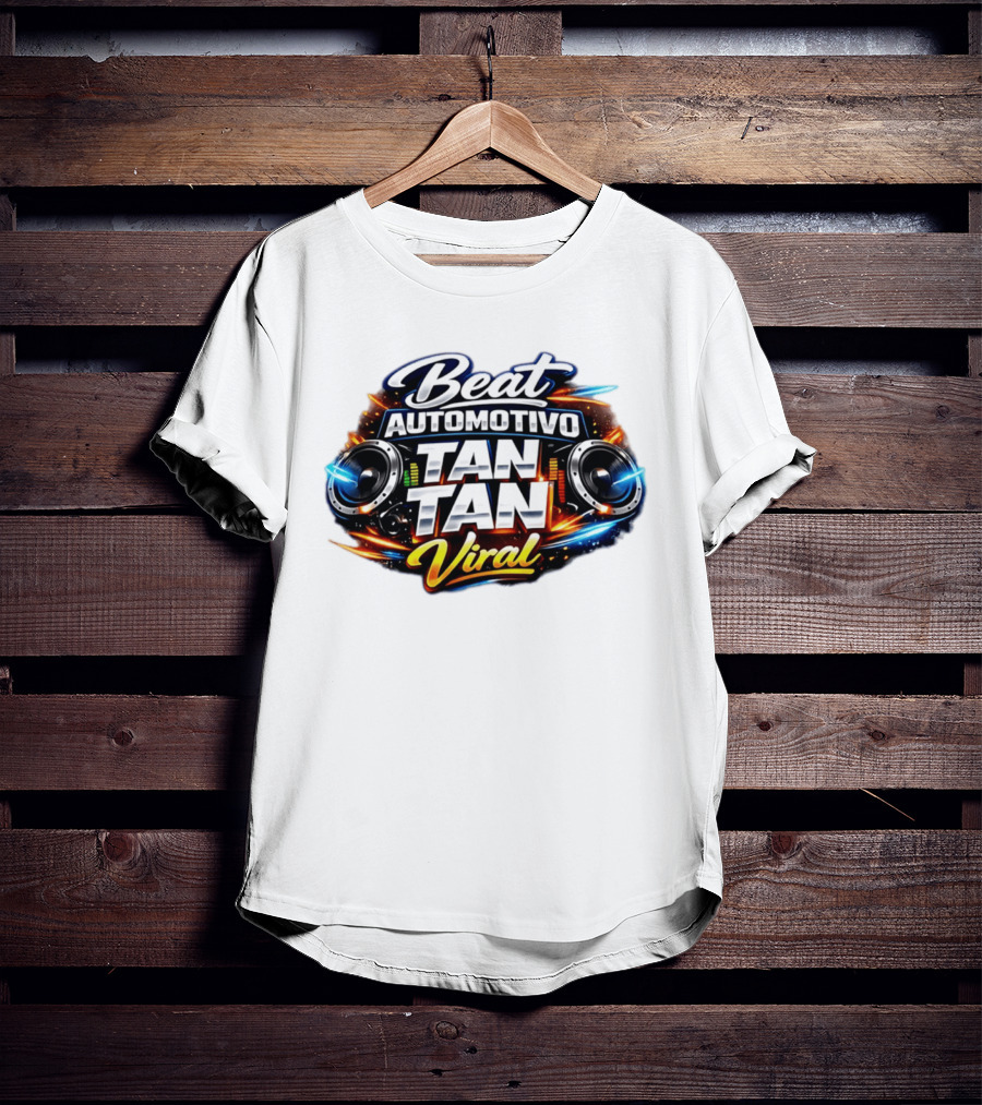 Beat Automotivo Tan Tan Tan Viral Audio Speaker Music T-Shirt