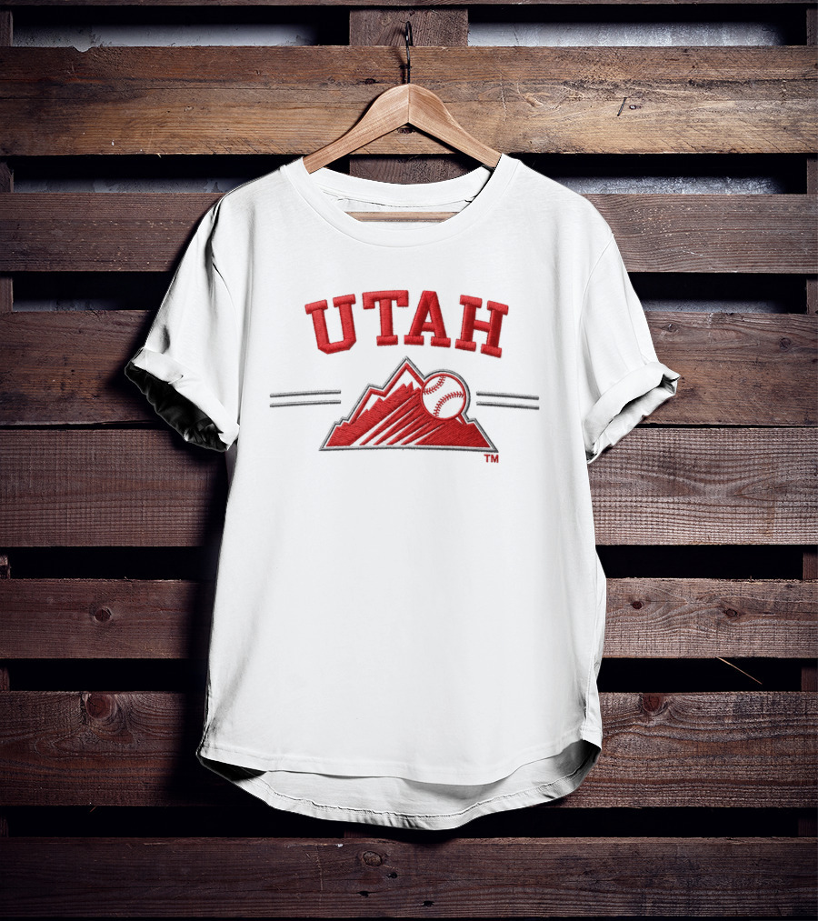 Rockies University Of Utah 2026 Giveaway Hat Baseball Mountain T-Shirt