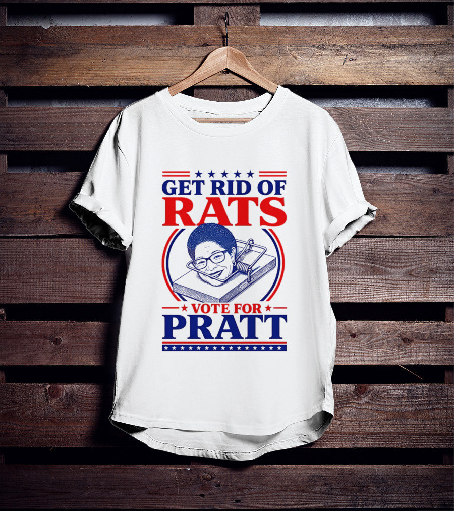 Get Rid Of Rats Vote For Pratt Political Campaign Humor T-Shirt