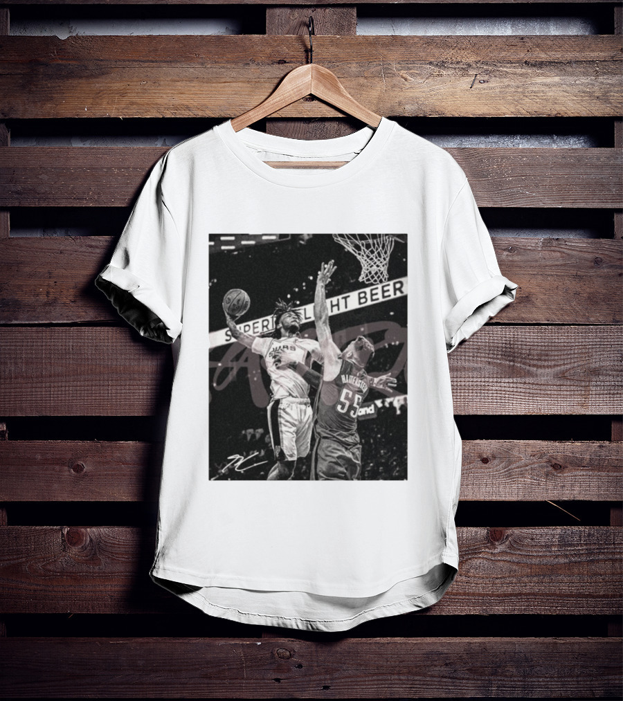 San Antonio Spurs Basketball Hartenstein 55 Player Action Photo Sport Superior Light Beer T-Shirt