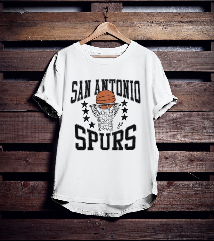 San Antonio Spurs Basketball Stars Nothin' But Net T-Shirt