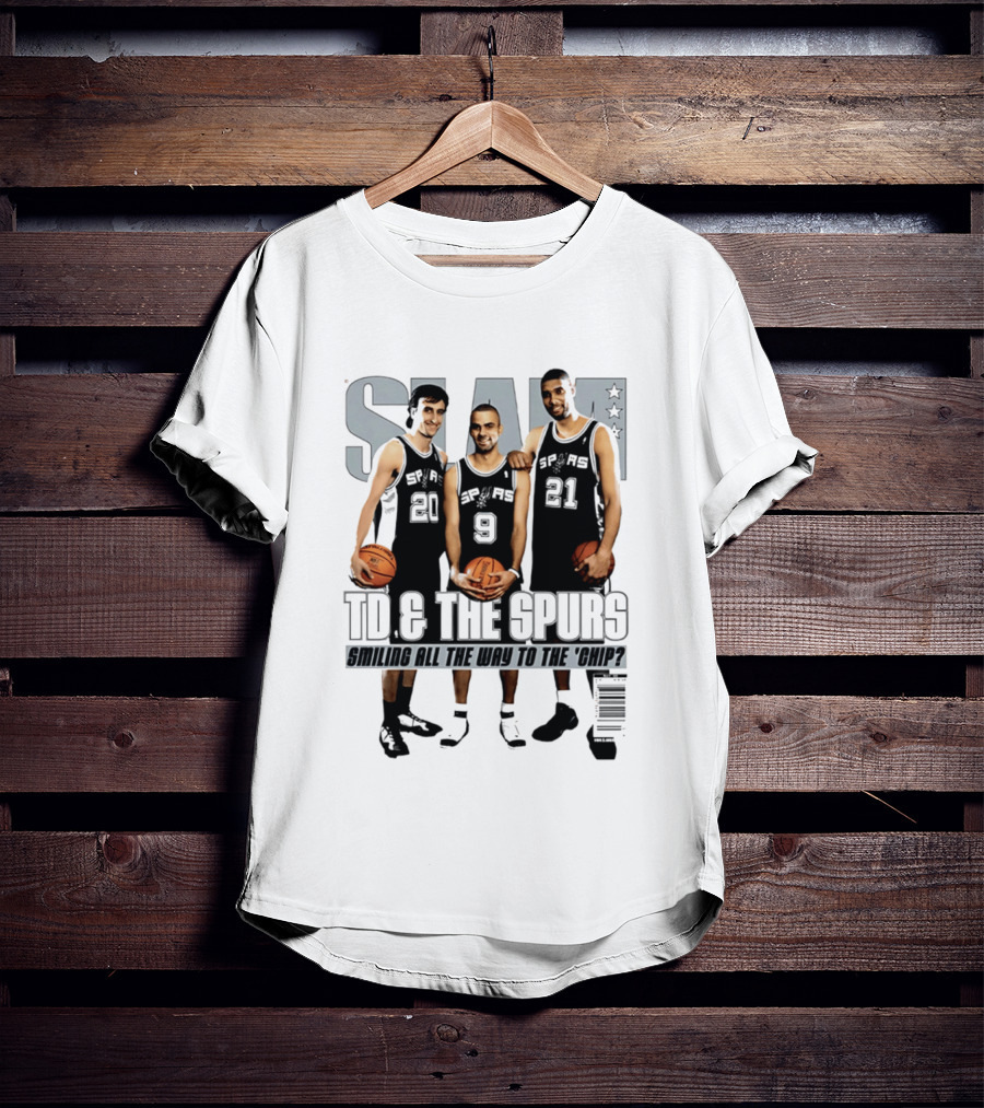 SLAM SP AS 20 9 21 TD & The Spurs Smiling All The Way To The Chip? T-Shirt