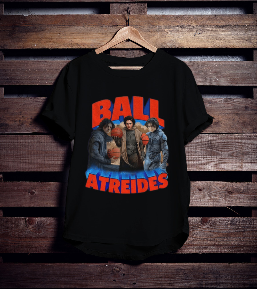Ball Atreides Dune Timothée Chalamet New York Knicks Basketball NBA T-Shirt