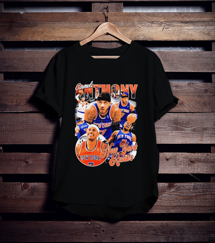 Carmelo Anthony New York Knicks NBA Basketball Legend Seven T-Shirt