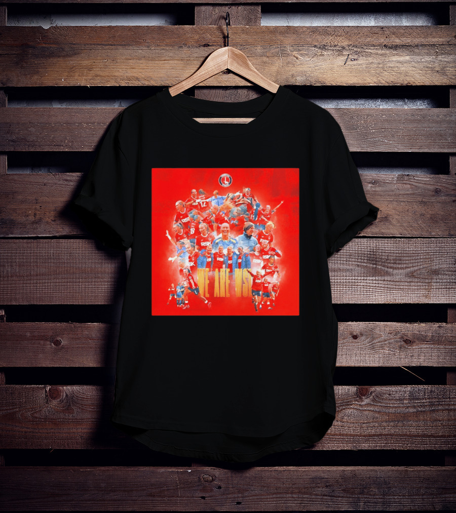 Charlton Athletic Women We Are WSL Team Celebration Montage T-Shirt