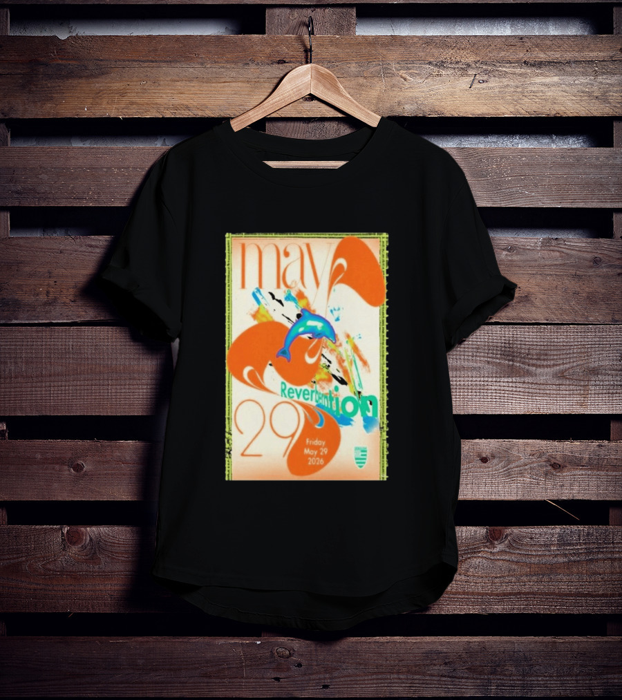 Reverberation Dolphin Event May 29 2026 Zebulon Los Angeles CA T-Shirt