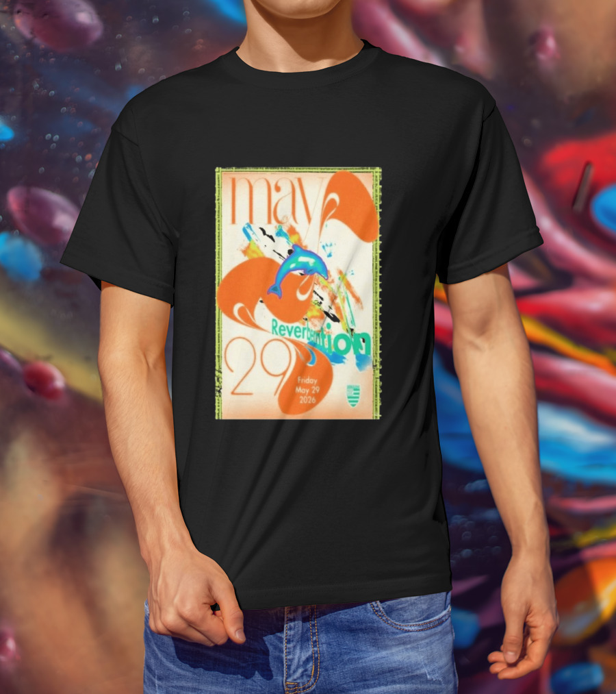 Reverberation Dolphin Event May 29 2026 Zebulon Los Angeles CA T-Shirt
