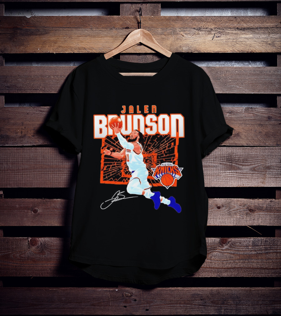 Jalen Brunson New York Knicks Breaking Barriers 2026 Season Explosion T-Shirt