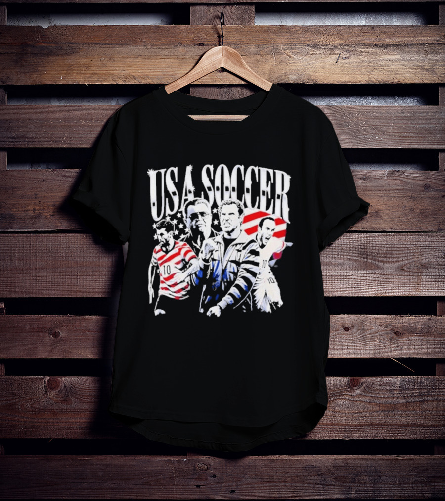 USA Soccer Christian Pulisic Landon Donovan Will Ferrell Kicking And Screaming T-Shirt