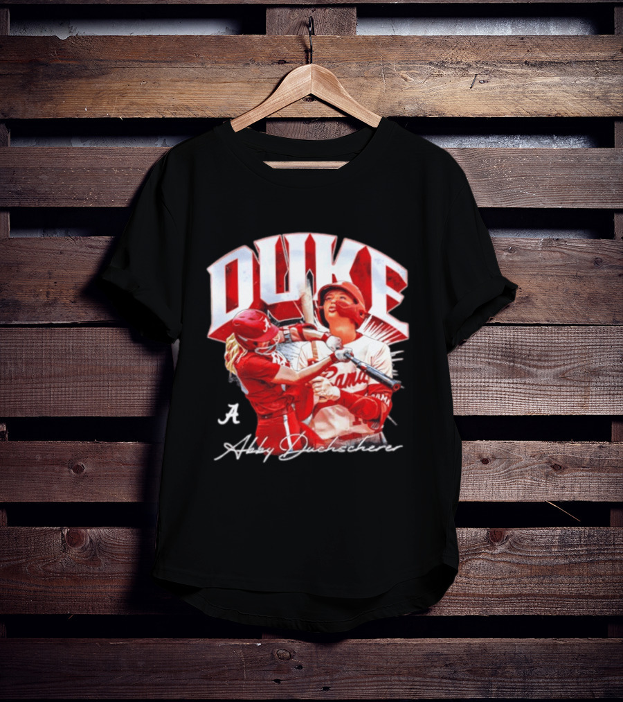 A Abby Duchscherer Alabama Crimson Tide Softball Duke T-Shirt