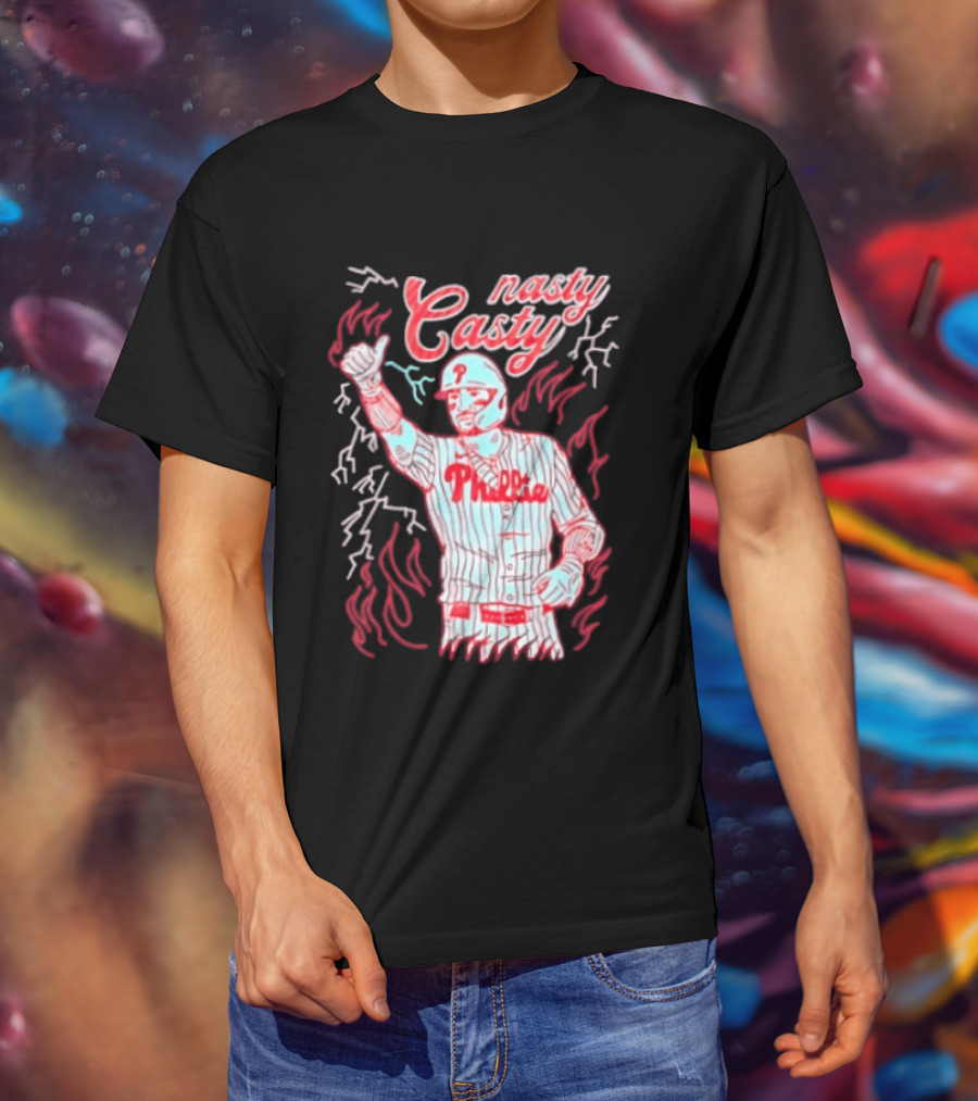 Nasty Casty Philadelphia Phillies Bryce Harper T-Shirt