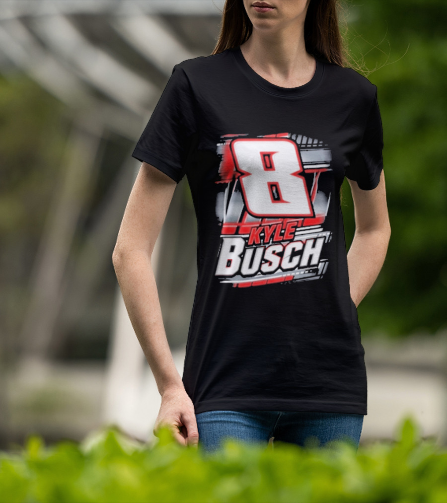 Kyle Busch Number 8 Racing NASCAR Fan T-Shirt