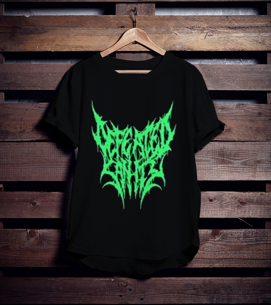 Reality Fade Defeated Sanity Electric Green Dripping T-Shirt