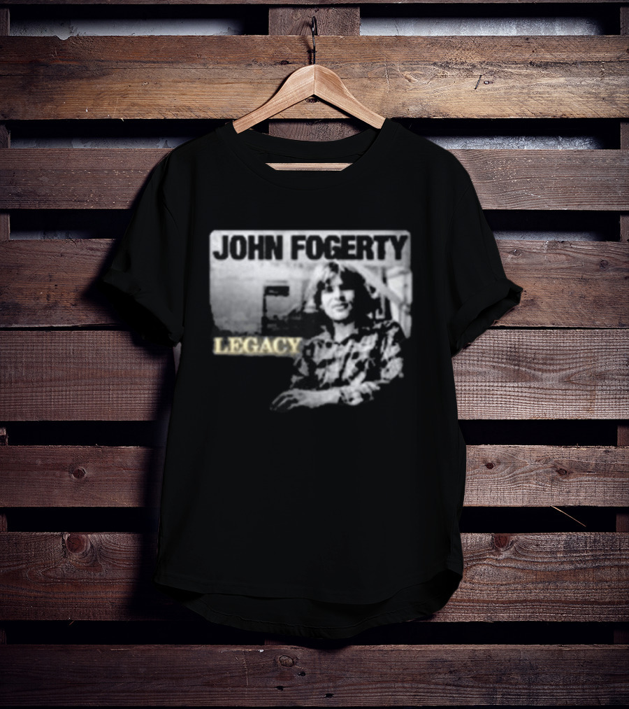 John Fogerty Legacy Black And White T-Shirt