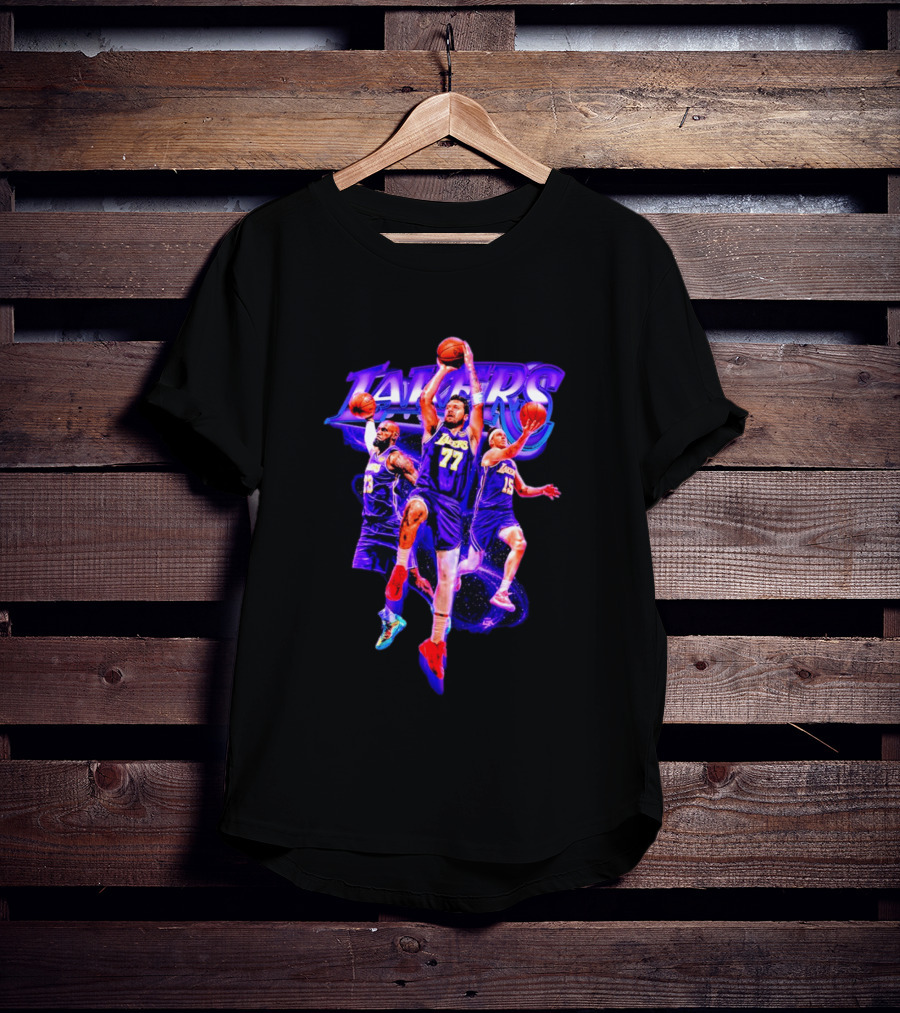 Lakers Lakeshow Big 3 Players Los Angeles Lakers Basketball Team T-Shirt