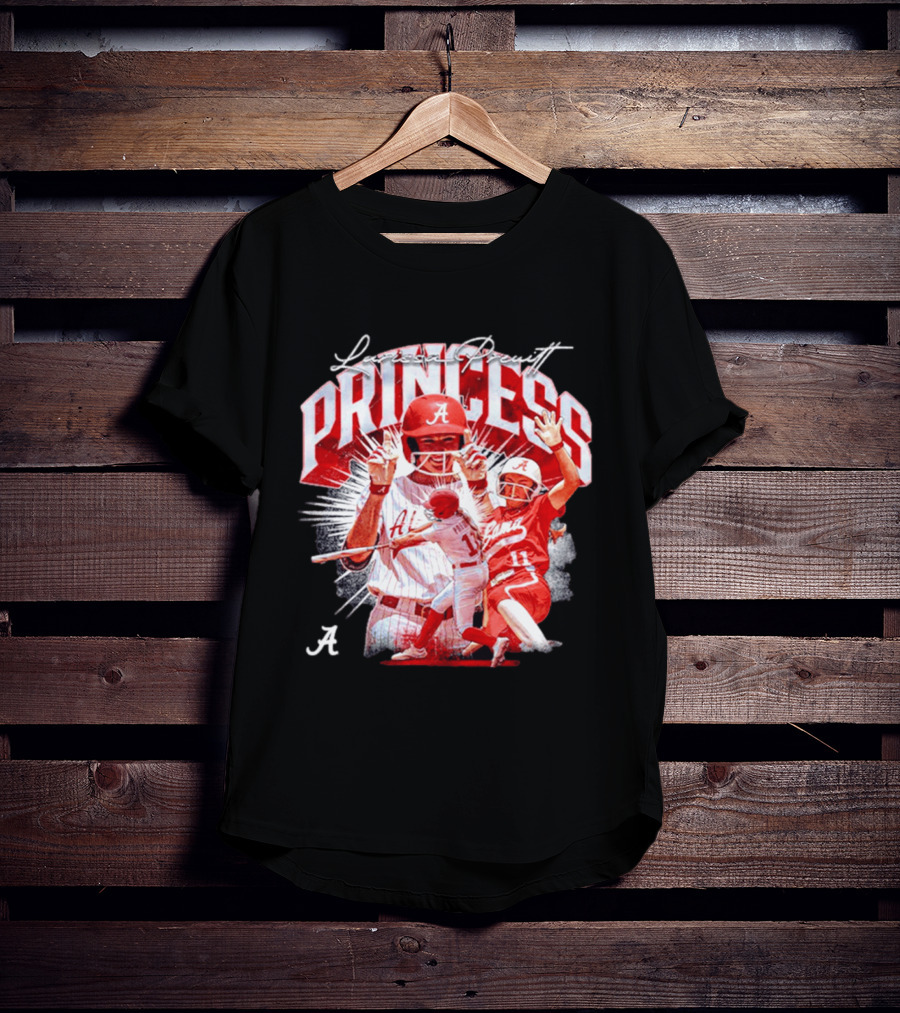 Larissa Preuitt Alabama Princess Softball NCAA Player Collage T-Shirt
