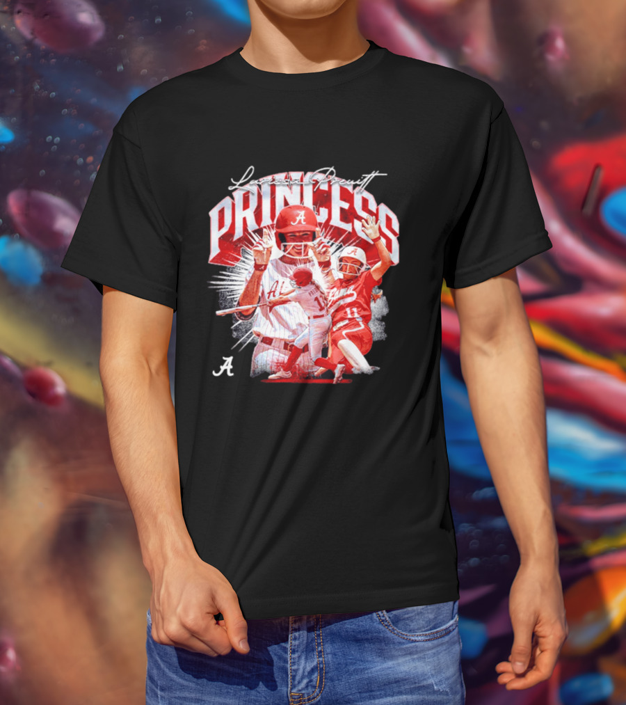 Larissa Preuitt Alabama Princess Softball NCAA Player Collage T-Shirt
