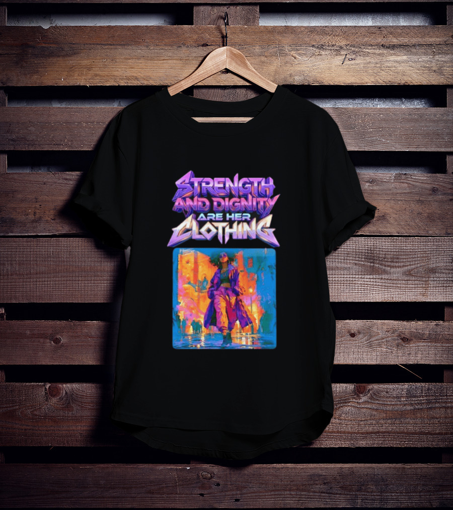 Strength And Dignity Street Girl Urban Vibes T-Shirt