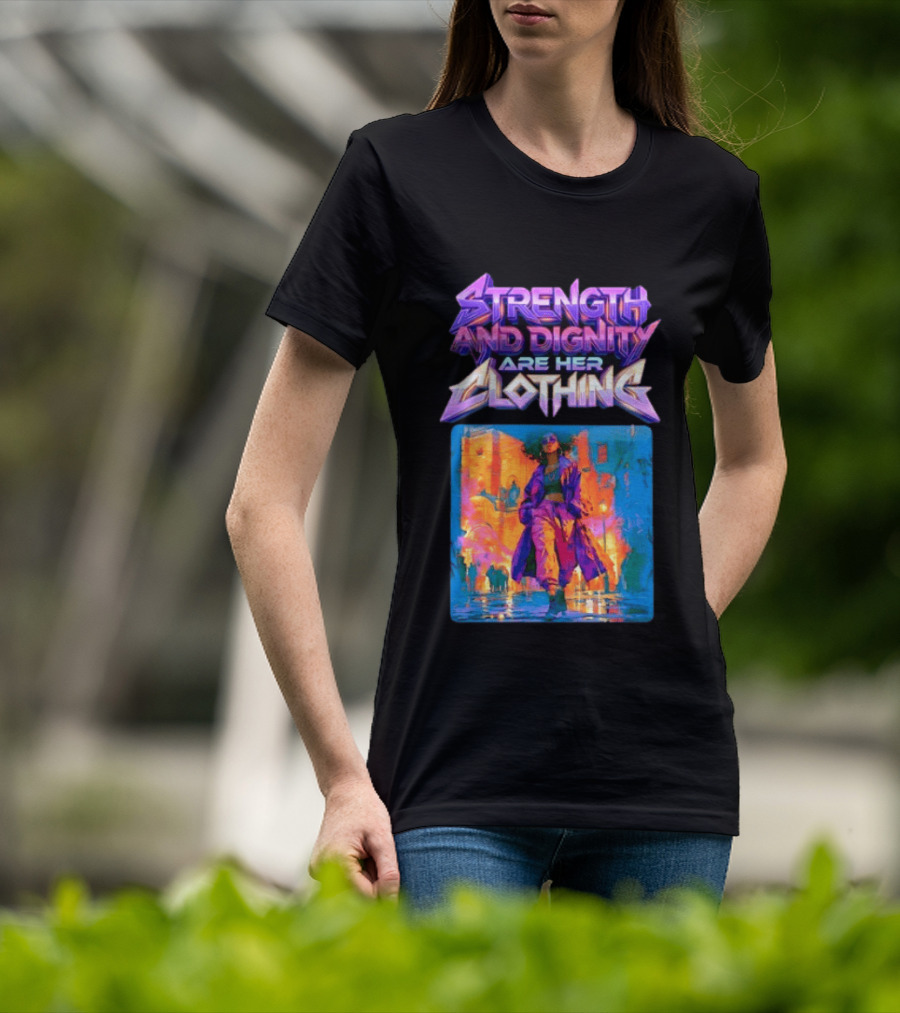 Strength And Dignity Street Girl Urban Vibes T-Shirt