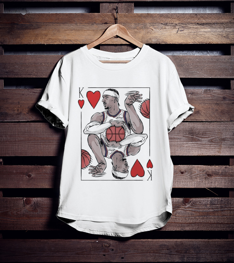 Shai Gilgeous Alexander OKC Thunder NBA Playing Card Heart T-Shirt