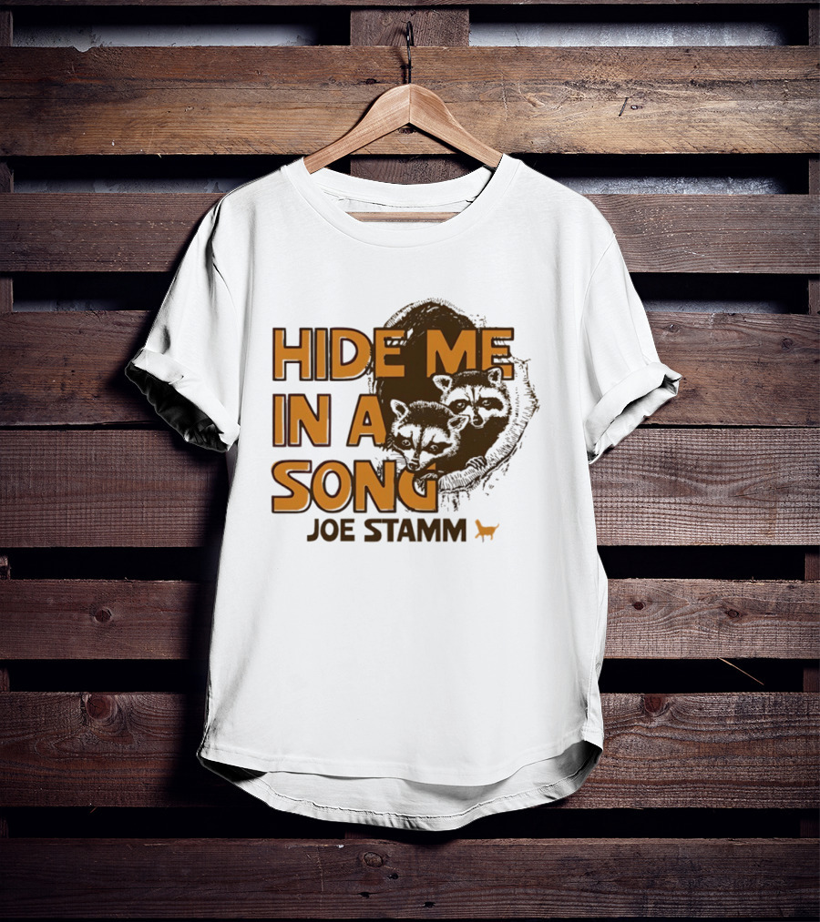 Hide Me In A Song Joe Stamm Raccoons Forest Nature T-Shirt