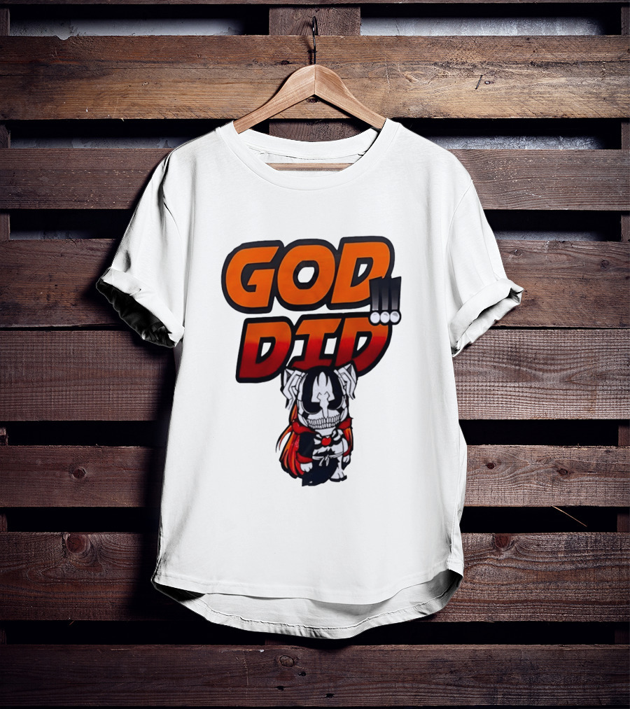 Ichigo Kurosaki God Did Bleach Anime Chibi T-Shirt