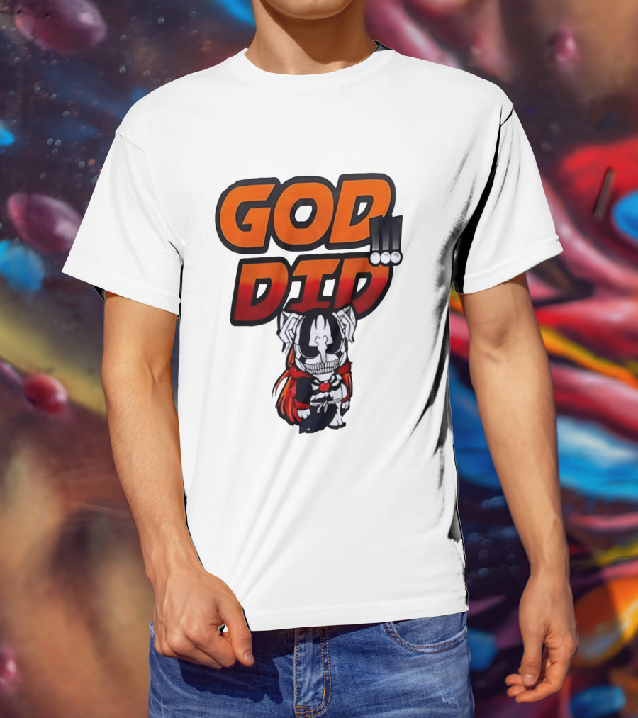 Ichigo Kurosaki God Did Bleach Anime Chibi T-Shirt