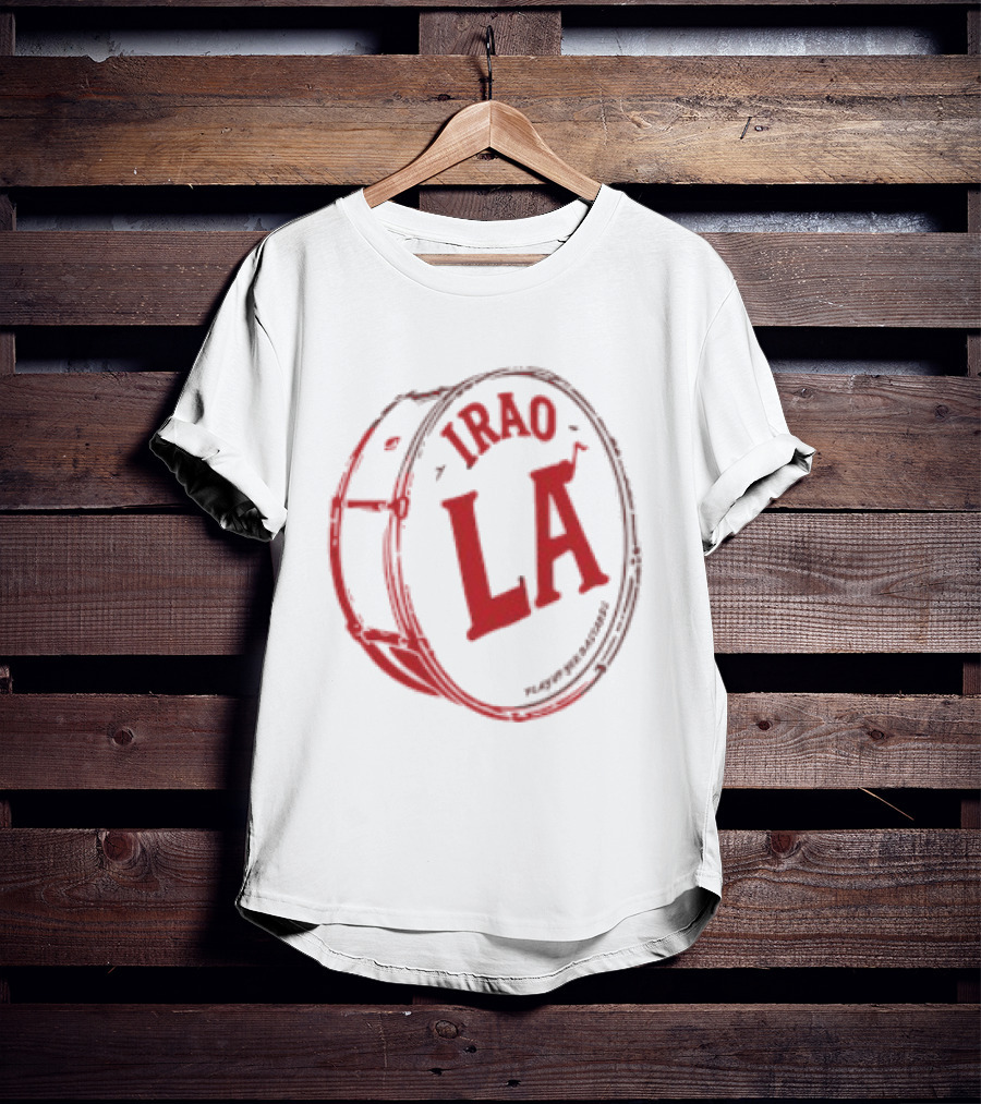 Irao LA Play Up Yer Bastards Barrel Red T-Shirt
