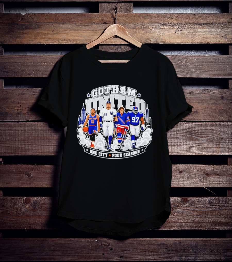 Gotham United New York One City Four Seasons T-Shirt