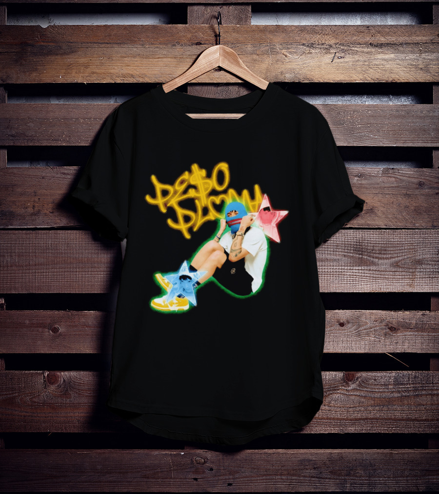 Peso Pluma Zero Love Balaclava Stars P Hundred T-Shirt