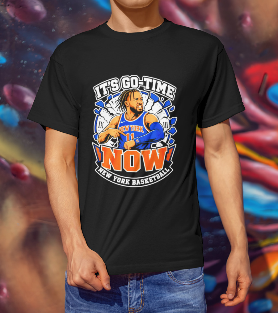 New York Basketball Jalen Brunson It's Go Time Now T-Shirt