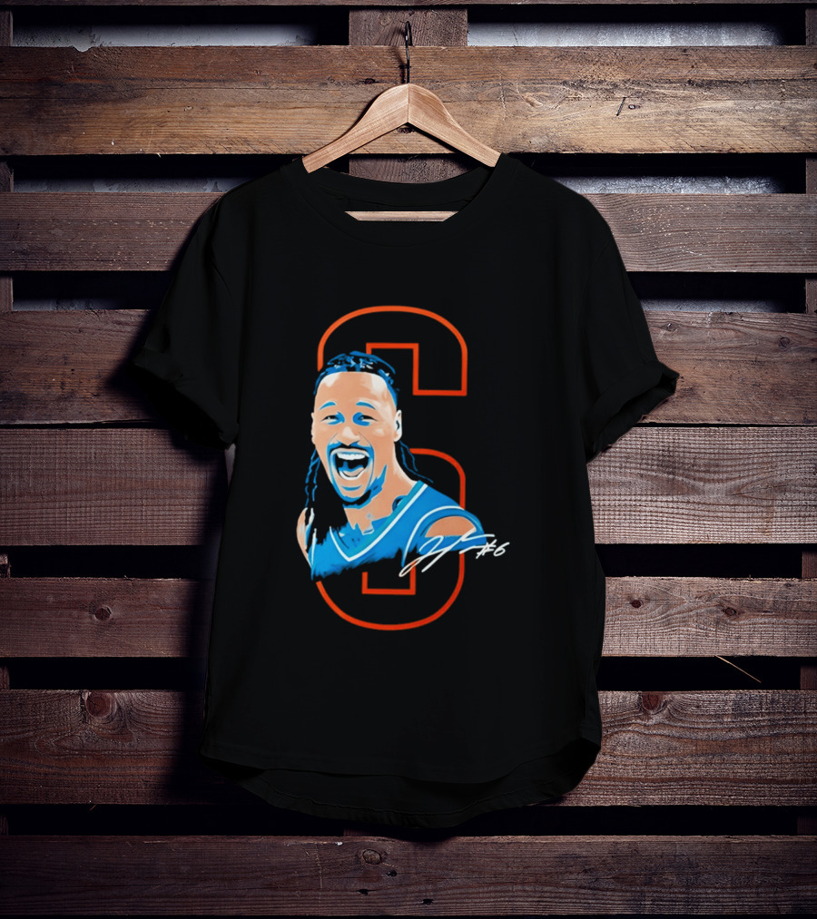 Jaylin Williams OKC Thunder #6 Cartoon T-Shirt