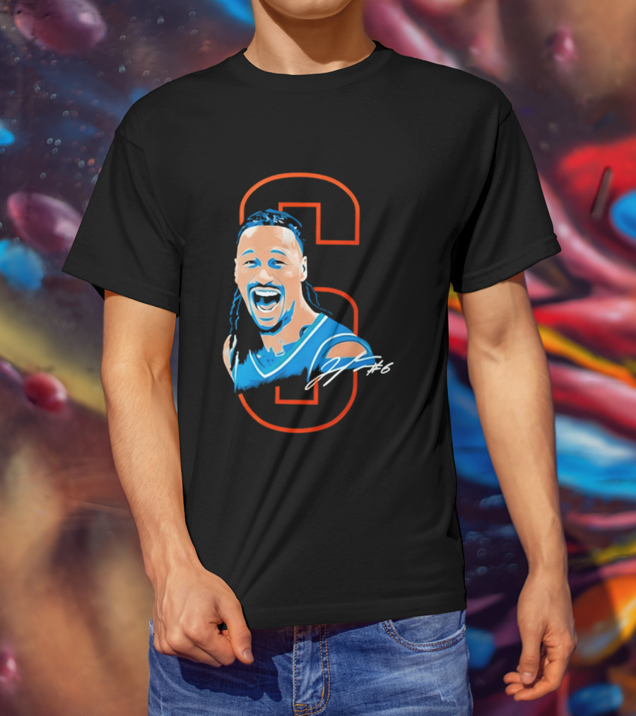 Jaylin Williams OKC Thunder #6 Cartoon T-Shirt