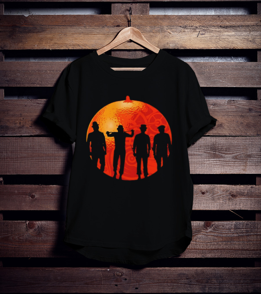 A Work Orange The Droogs Silhouettes Orange Gang T-Shirt