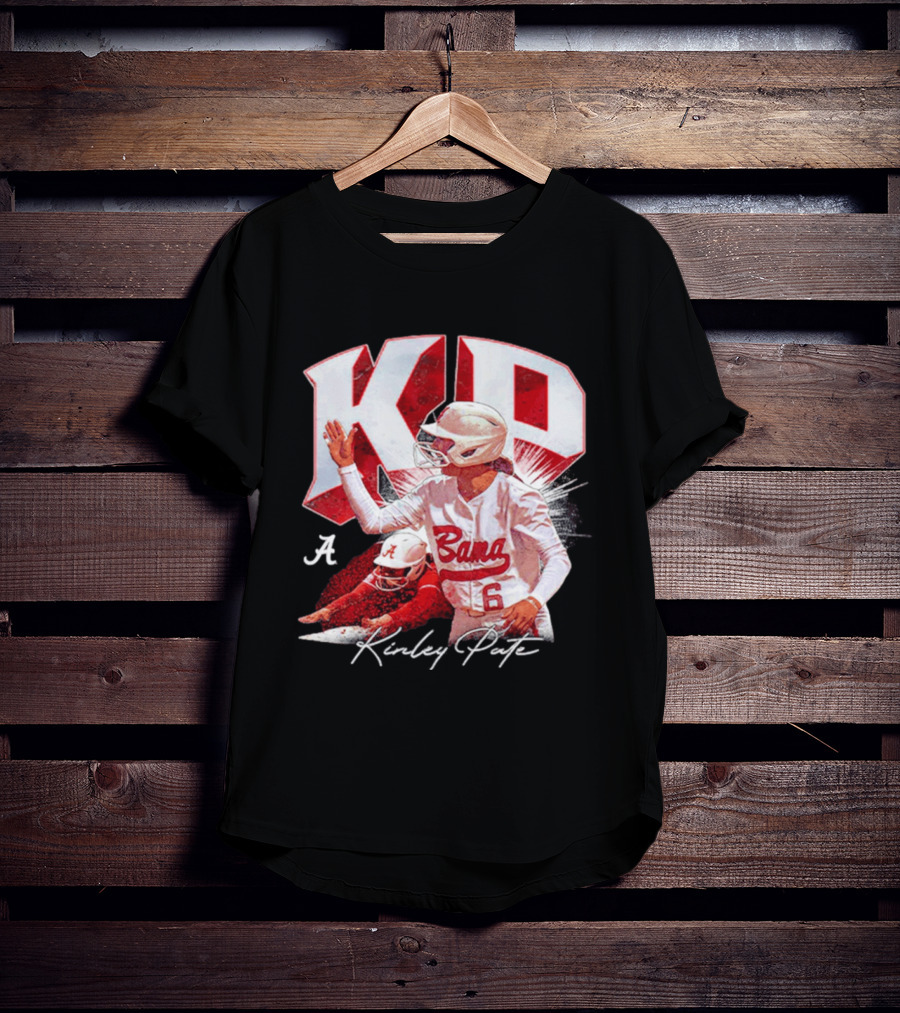 KP Alabama Bama Softball Kinley Pate NCAA Player T-Shirt