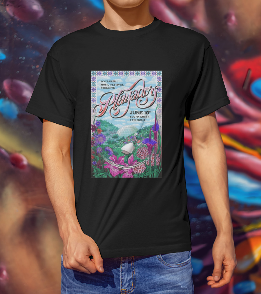 Whitaker Music Festival Playadors June 10 Missouri Botanical Garden St. Louis Event T-Shirt