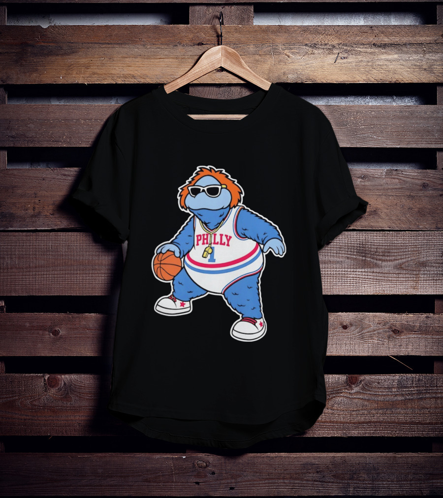 Philly Hoops Monster 76ers Hip Hop T-Shirt