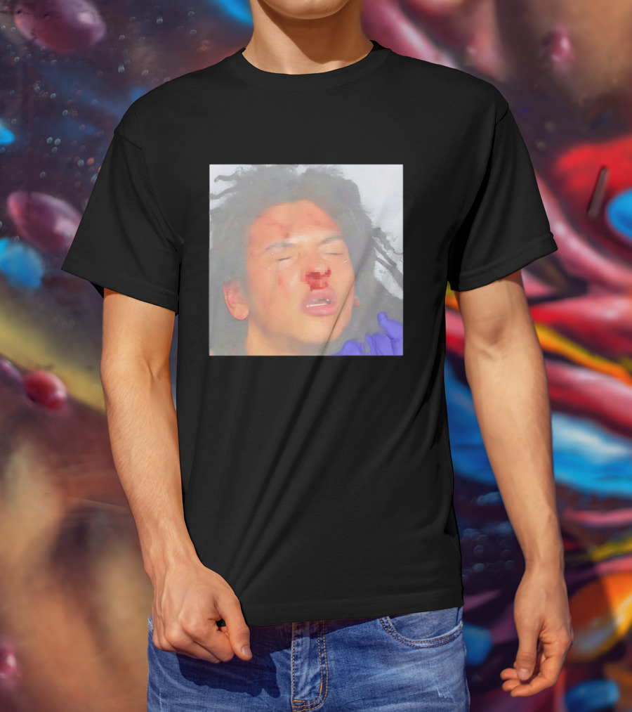John Doe Unknown Player Generic Team Bloody Face T-Shirt
