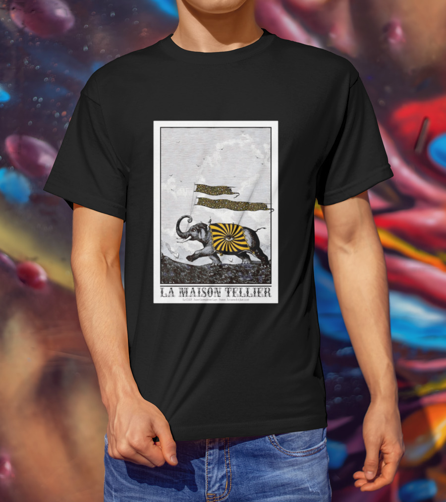 La Maison Tellier La CLEF Saint Germain En Laye Le Samedi 6 Juin 2026 Elephant T-Shirt