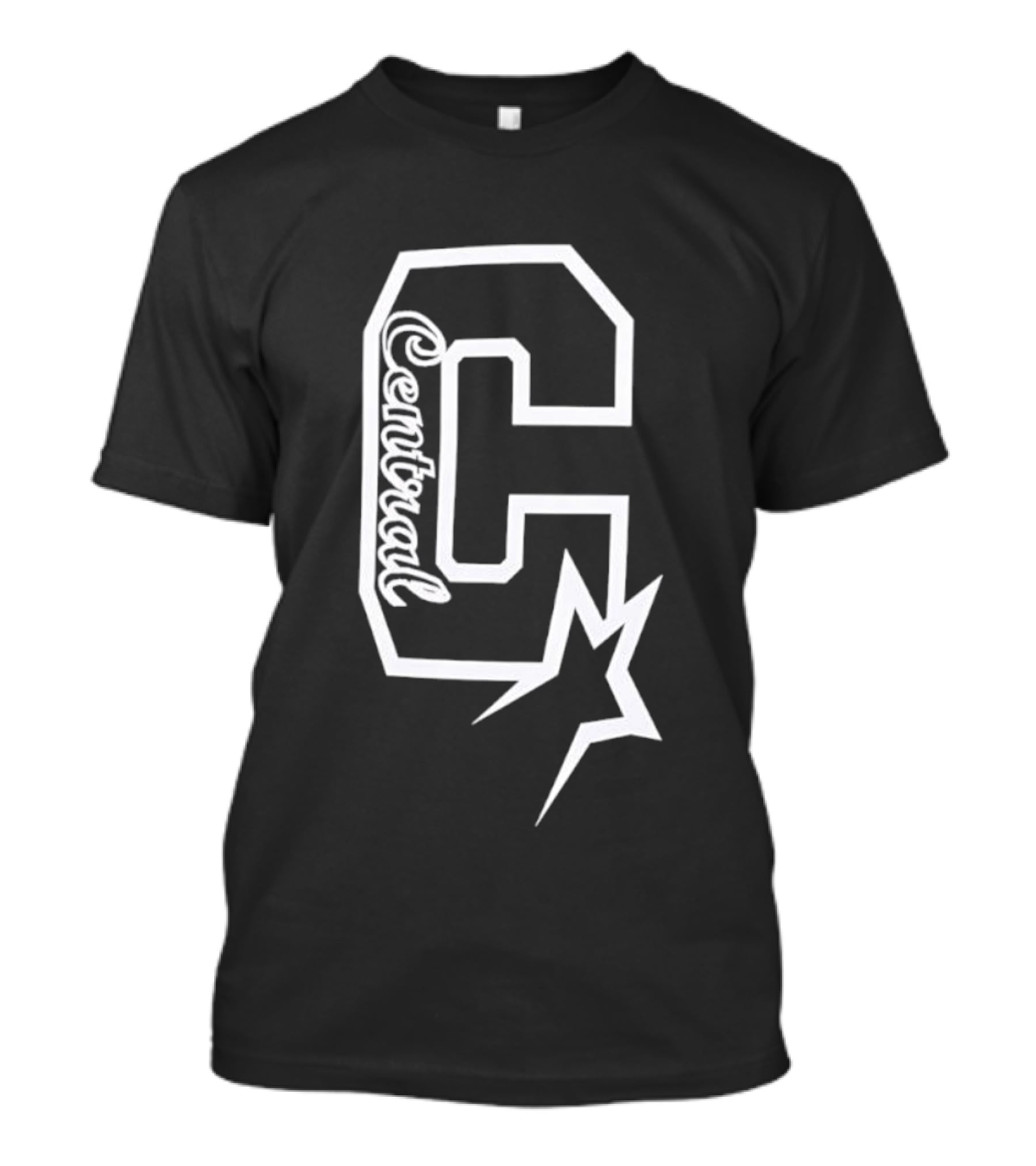 Centrual Word Letter C With Star T-Shirt