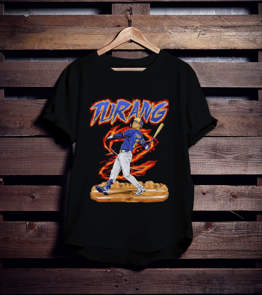 Milwaukee Brewers Brice Turang Number 2 Planet Brewers T-Shirt
