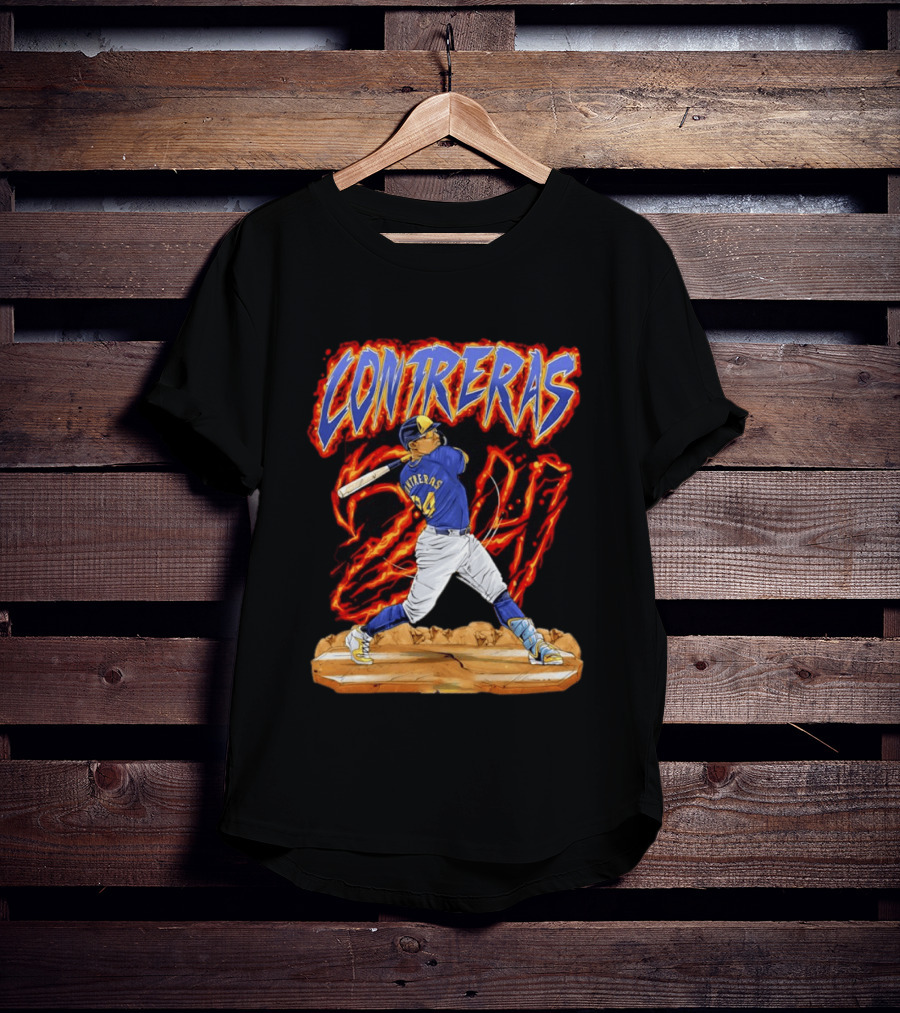 CONTRERAS Milwaukee Brewers Baseball 24 T-Shirt