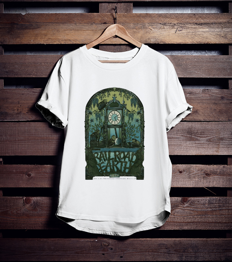 Railroad Earth 25 Years Anniversary Tour June 5 6 2026 Bellvue CO And Nature T-Shirt