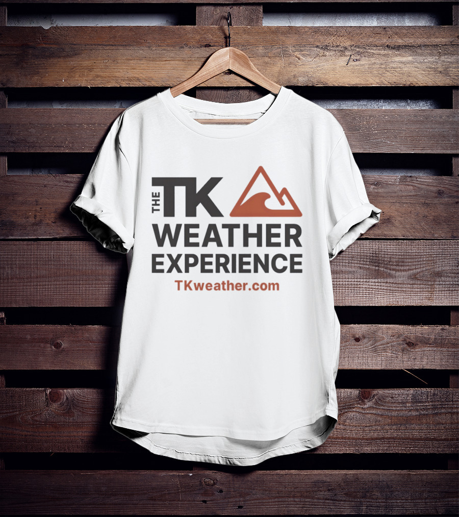 The TK Weather Experience TKweather Com Wave Mountain T-Shirt