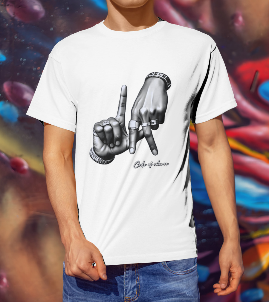 Code Of Silence LA Hand Gesture T-Shirt