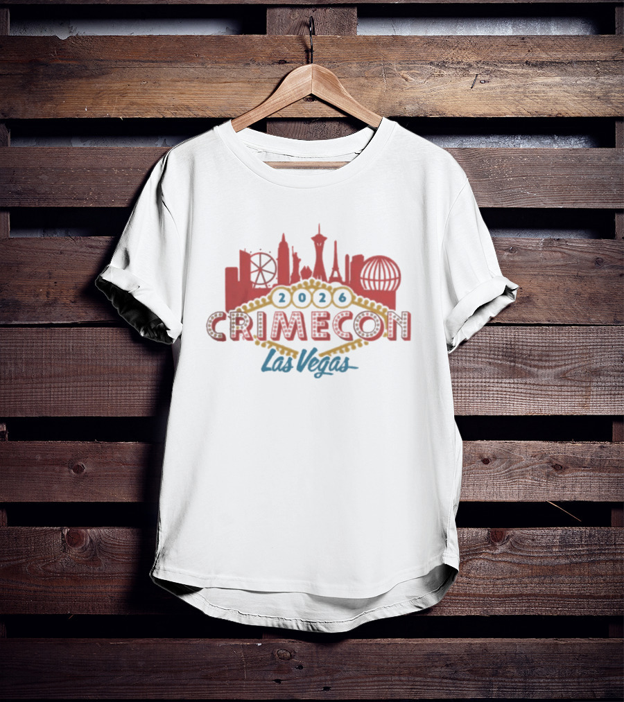 CrimeCon 2026 Las Vegas Skyline Event T-Shirt