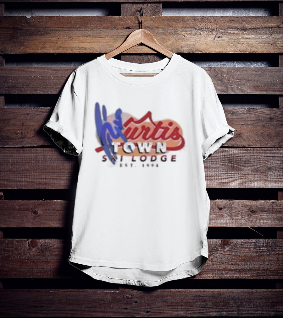 Kurtis Conner Ski Lodge Est 1994 Retro Winter Lodge T-Shirt