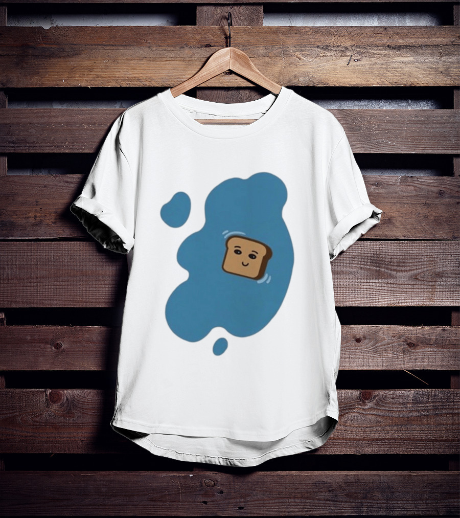 New Soggy Toast Another Spill Happy Bread In Puddle T-Shirt