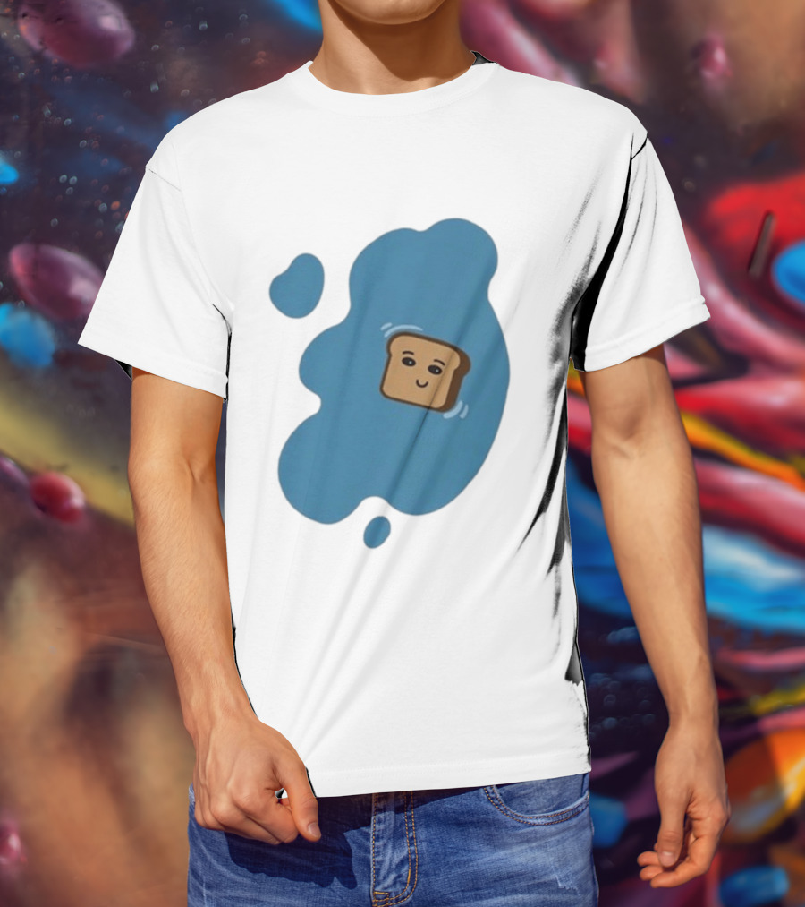 New Soggy Toast Another Spill Happy Bread In Puddle T-Shirt