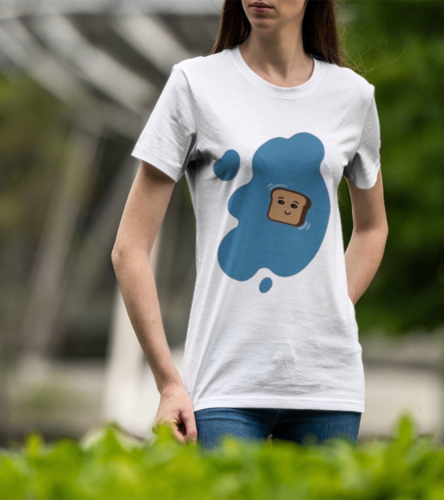New Soggy Toast Another Spill Happy Bread In Puddle T-Shirt